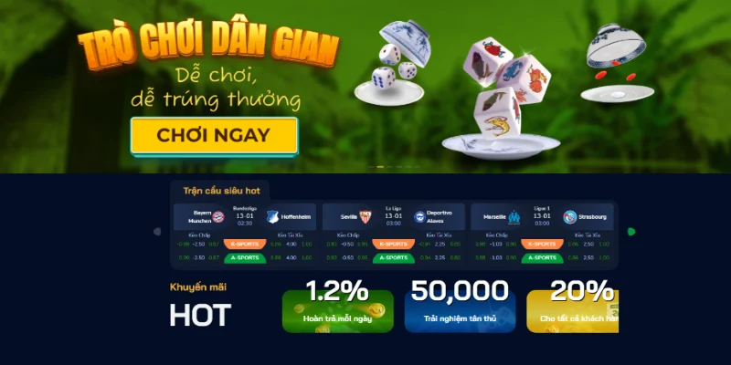 Trang web mang tới khách hàng nhiều dịch vụ giải trí siêu hot