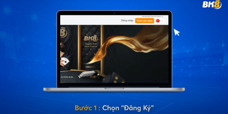 Các bước đăng ký tài khoản BK8 cực dễ thực hiện