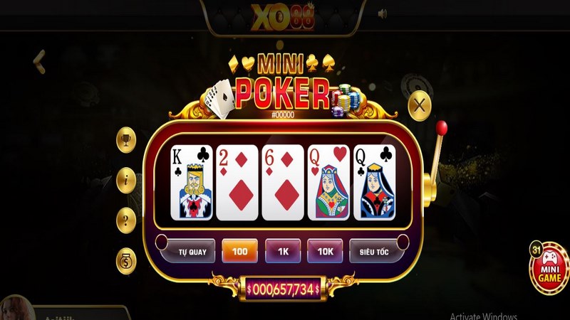 Bạn cần ghi nhớ các tổ hợp chiến thắng Mini Poker